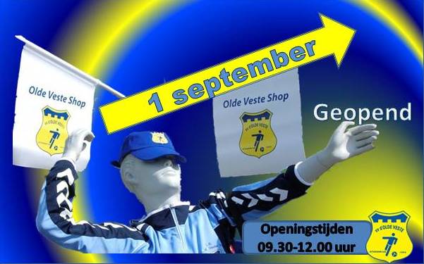 Fanshop weer open