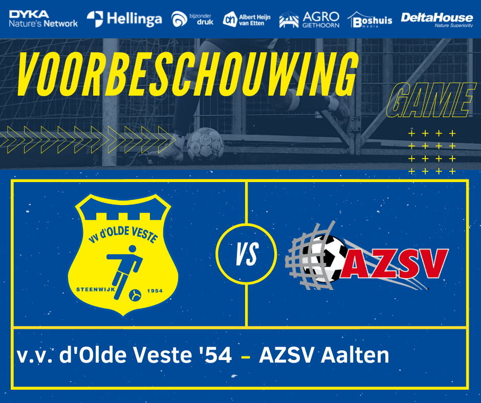 Voorbeschouwing v.v. d’Olde Veste ’54 - AZSV