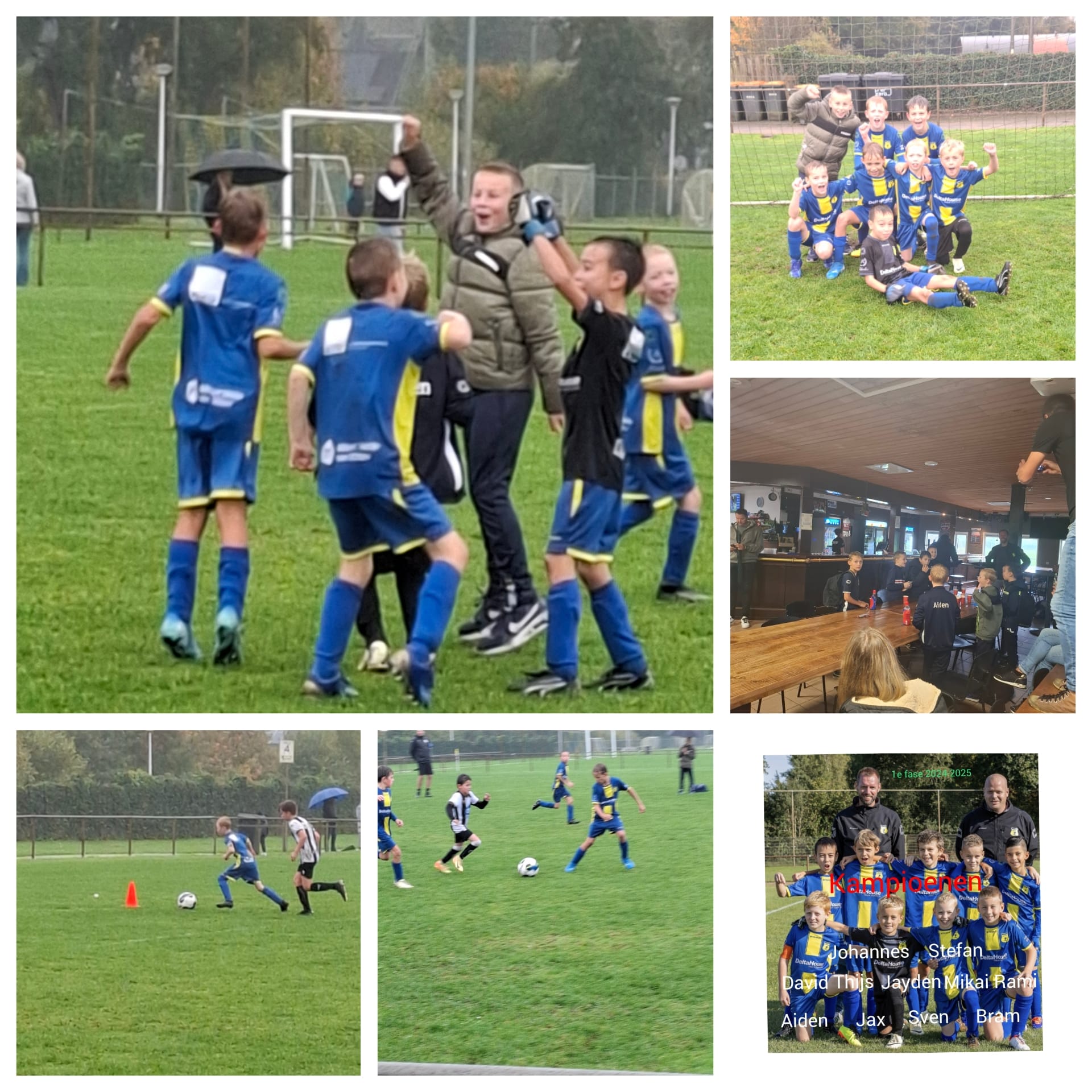 Kampioenen met een klinkende 8-0 overwinning