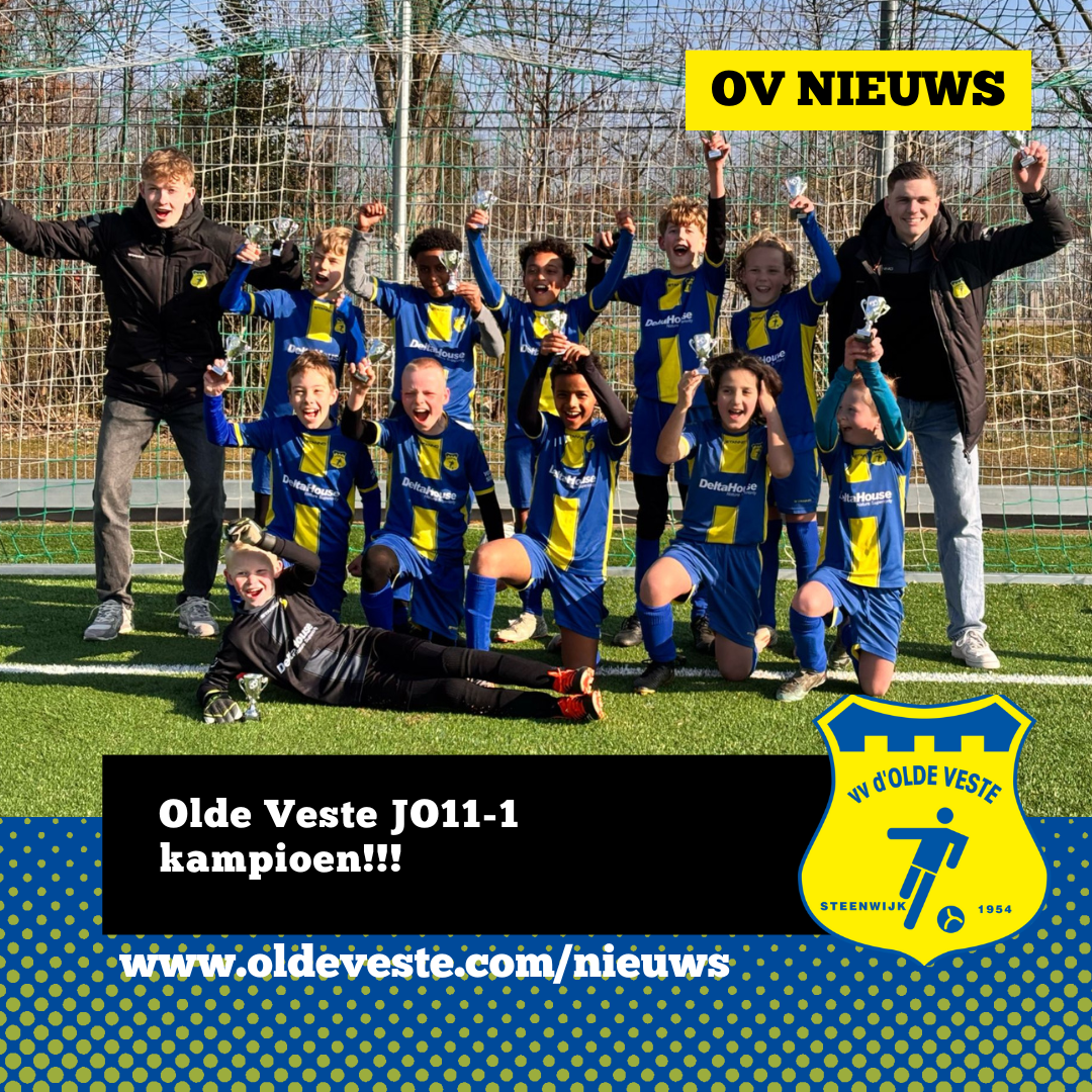 Olde Veste JO11-1 kampioen!!!