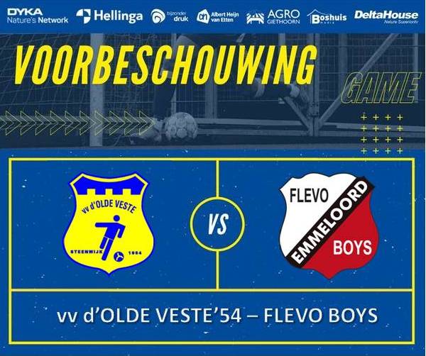 Voorbeschouwing Flevo Boys (thuis)