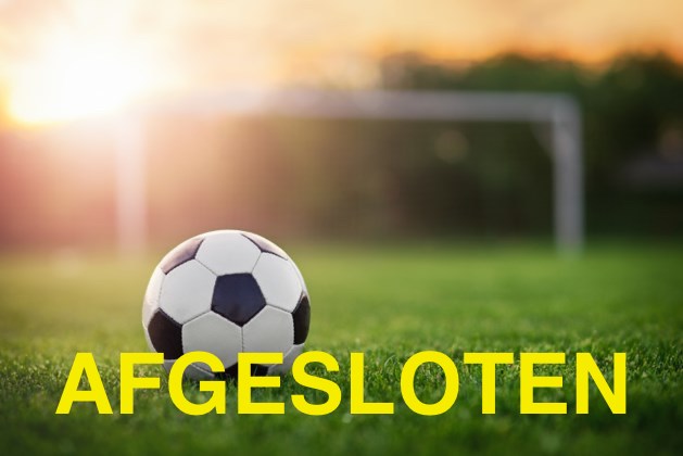 Aanstaande dinsdag is ons complex gesloten voor het houden van trainingen , jeugd/ dames en senioren teams.